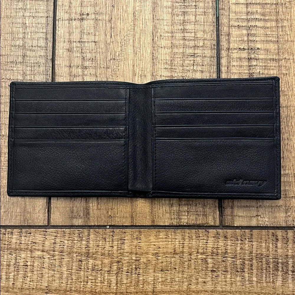 Old Navy Black Leather Wallet